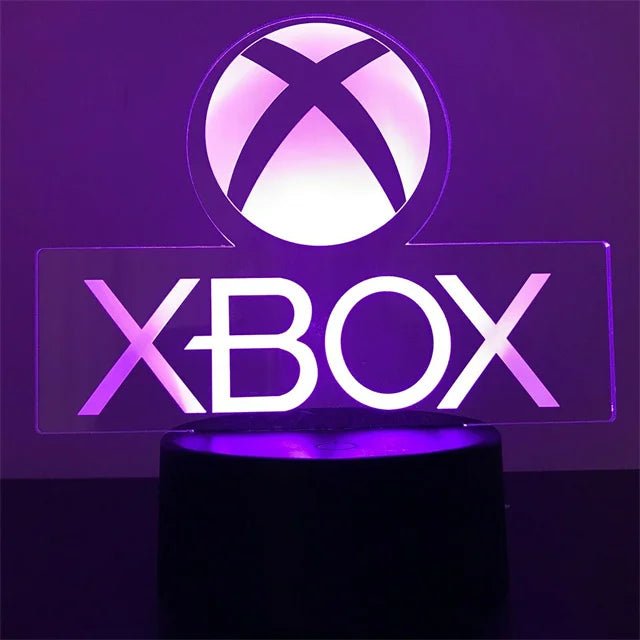 3D LED Gaming Party Setup Lamp Gaming Room Lamp Decoration USB Powered Night Light Table Lamp For Bedroom Decor Christmas Lights