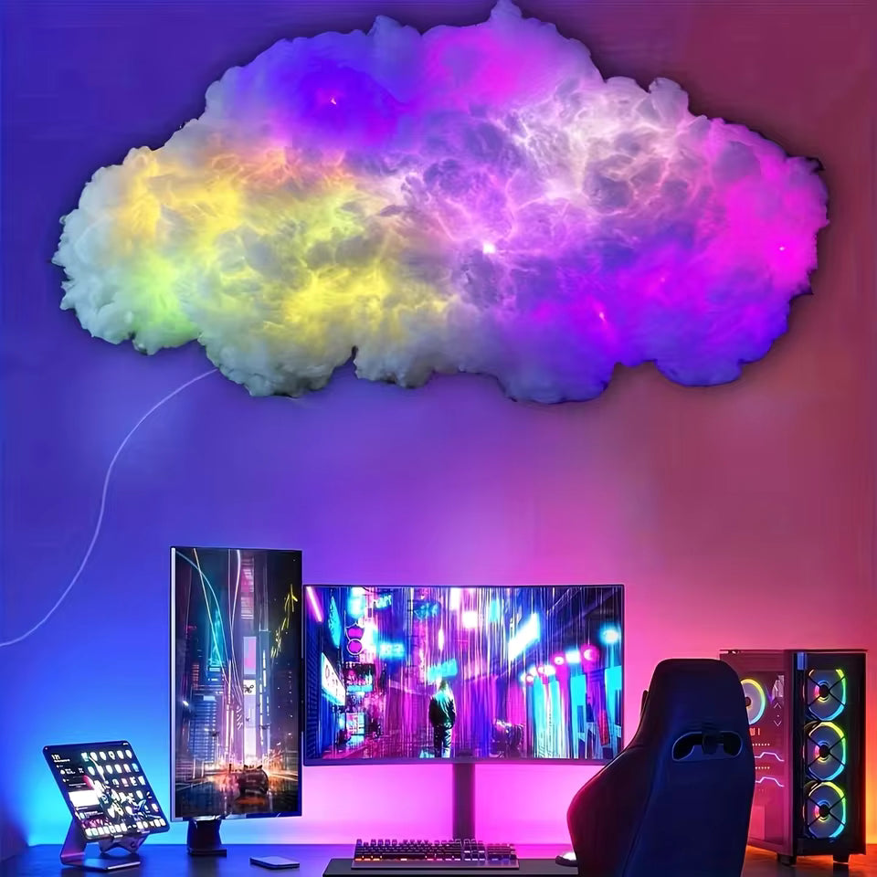 3D Cloud Lightning Light 360 Degree Wireless Remote APP Music Sync Multicolor Lightning Smart Cloud Light For Home LED Decor - AliExpress 39