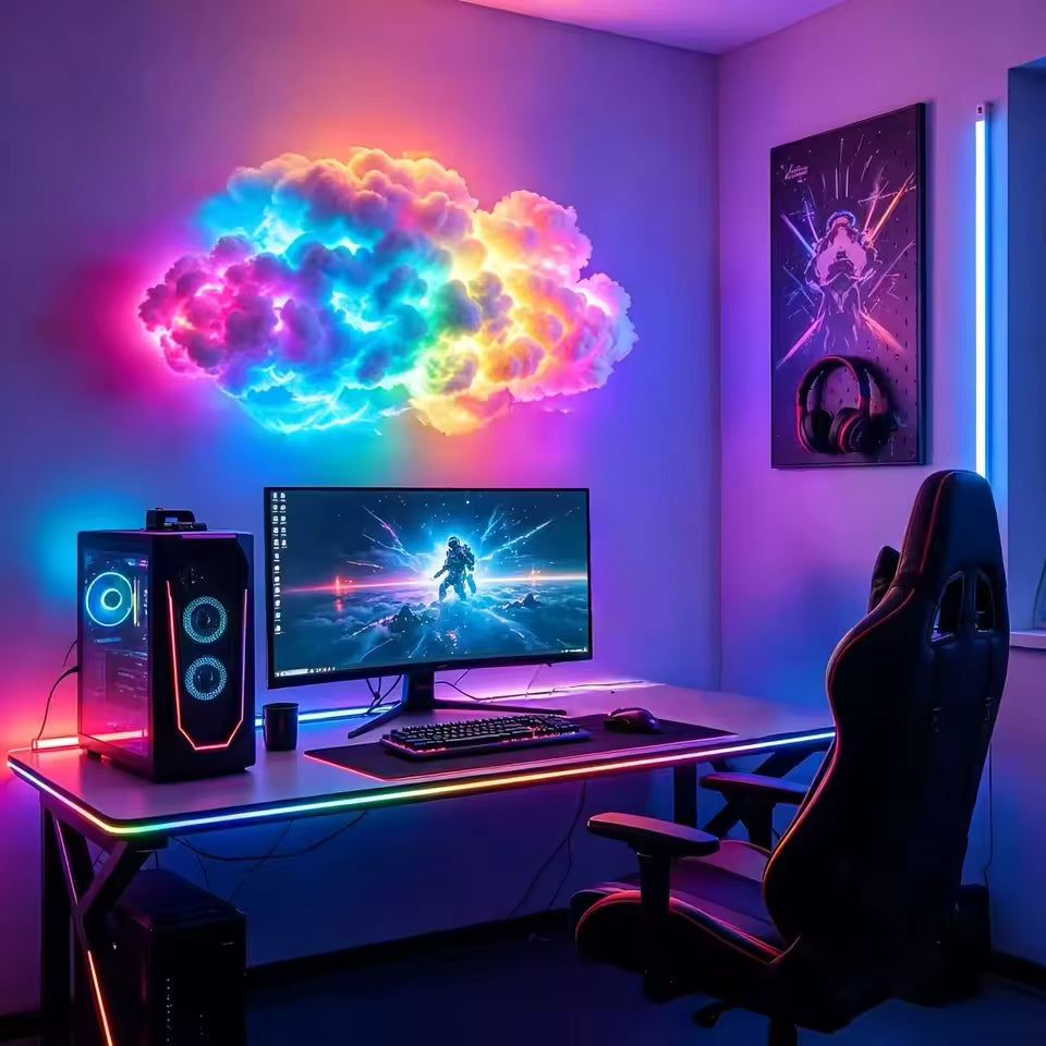 3D Cloud Lightning Light 360 Degree Wireless Remote APP Music Sync Multicolor Lightning Smart Cloud Light For Home LED Decor - AliExpress 39