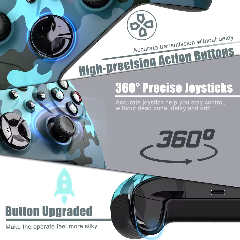 WiFi Gamepad for Xbox One & PC with Gyro Sensor