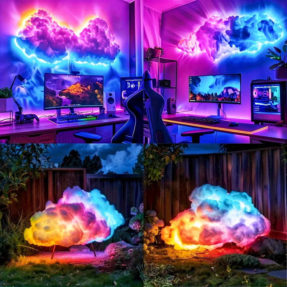 3D Cloud Lightning Light 360 Degree Wireless Remote APP Music Sync Multicolor Lightning Smart Cloud Light For Home LED Decor - AliExpress 39